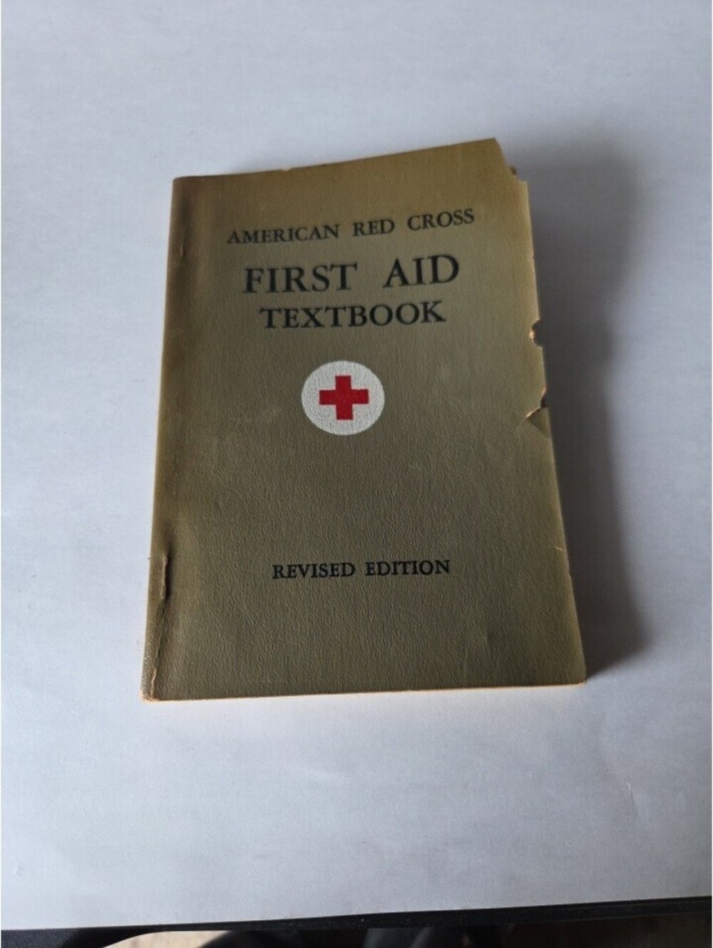 VINTAGE 1945 American Red Cross First Aid Textbook Revised Edition